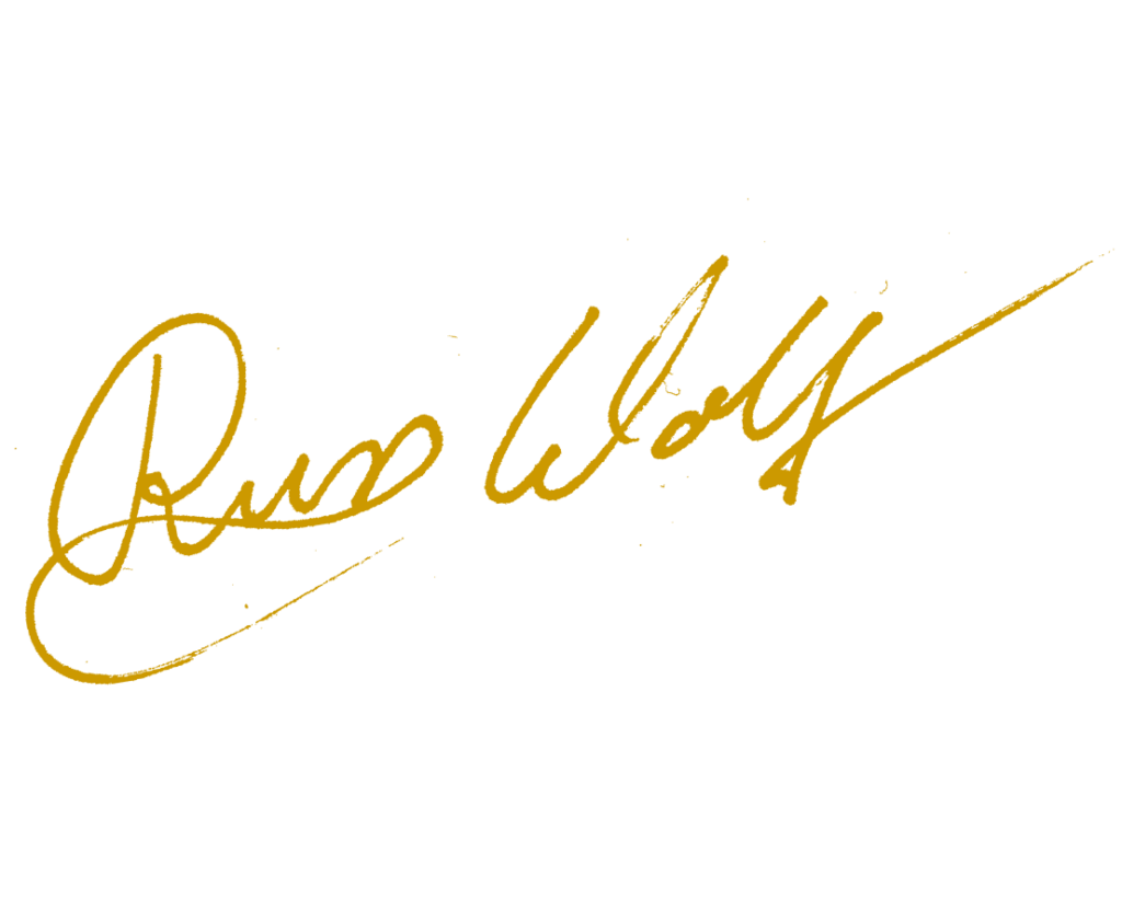 Autogramm Russ Wolf